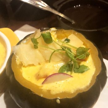 Samba Montclair - Camarao na moranga- acorn squash filled with butternut squash, shrimp, and Parmesan cheese - Brazilian Near Me - Montclair, New Jersey Samba Montclair - Camarao na moranga- acorn squash filled with butternut squash, shrimp, and Parmesan cheese - Brazilian Near Me - Montclair, New Jersey