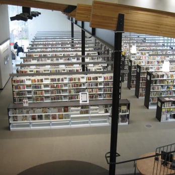 Happy Valley Library - Looking downstairs toward the entry side of the library, with a patron probably wondering why I'm taking a photo. - Libraries Near Me - Happy Valley, Oregon Happy Valley Library - Looking downstairs toward the entry side of the library, with a patron probably wondering why I'm taking a photo. - Libraries Near Me - Happy Valley, Oregon