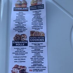 The Peach Cobbler Factory - Spartanburg - Menu side 1
