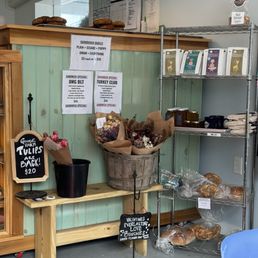 set up-front of shop