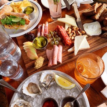 The Wayland - chef's plate, oysters, pulled pork sandwich - Cocktail Bars Near Me - New York, New York The Wayland - chef's plate, oysters, pulled pork sandwich - Cocktail Bars Near Me - New York, New York