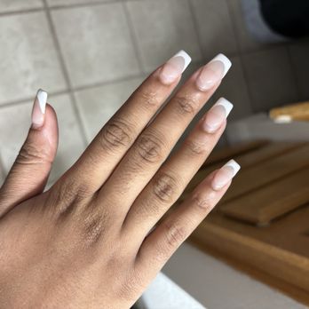 Sea Spa - My French tip acrylic nails after 4 weeks. - Nail Salons Near Me - Santa Rosa, California Sea Spa - My French tip acrylic nails after 4 weeks. - Nail Salons Near Me - Santa Rosa, California