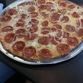 Massa's - Pepperoni and Onion pizza - Italian Near Me - St Charles, Missouri