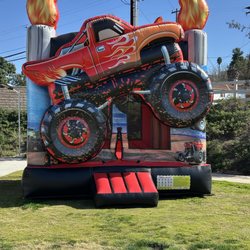 Bailon's Party Rentals - Monster Truck Jumper at a Park in Santee CA