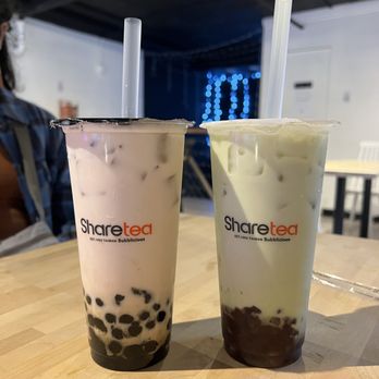 ShareTea - Classic Pearl Oolong Milk Tea Matcha Red Bean Milk Tea - Coffee & Tea Near Me - Seattle, Washington