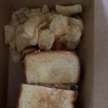 Sando Shack - Chicken sandwich with chips -very good!! - Sandwiches Near Me - Maplewood, Missouri Sando Shack - Chicken sandwich with chips -very good!! - Sandwiches Near Me - Maplewood, Missouri