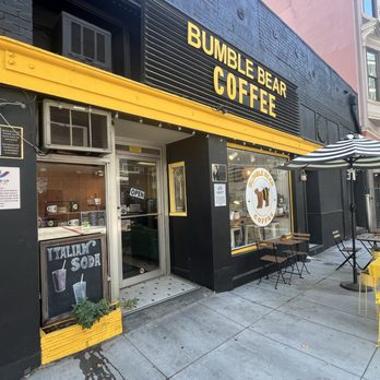 Bumble Bear Coffee - Front of coffee shop. Faces the alley - Coffee & Tea Near Me - Sacramento, California