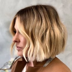 Lavish Salon Spa - Beautiful sharp bob cut with awesome color!