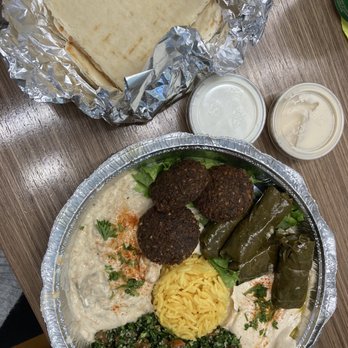 Stop-N-Go Gyros - Vegetarian Plate - Greek Near Me - Carrollton, Texas Stop-N-Go Gyros - Vegetarian Plate - Greek Near Me - Carrollton, Texas