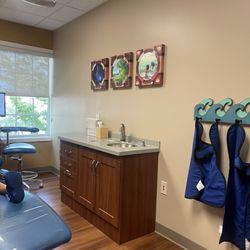 Sanders Pediatric Dentistry - We got to be in the Moana themed room! The whole office is Disney themed!