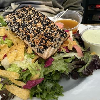 Healdsburg Bar & Grill - sesame crusted salmon is always a hit! - Burgers Near Me - Healdsburg, California Healdsburg Bar & Grill - sesame crusted salmon is always a hit! - Burgers Near Me - Healdsburg, California