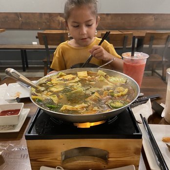 Mama Le - Seafood hot pot. Broth is very good. - Vietnamese Near Me - Richmond, Texas Mama Le - Seafood hot pot. Broth is very good. - Vietnamese Near Me - Richmond, Texas