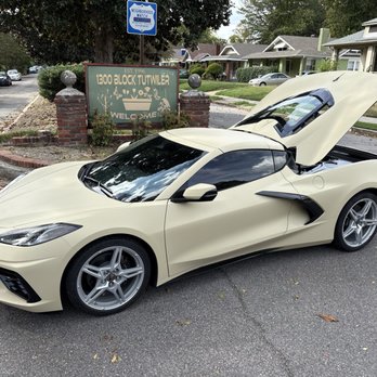 Kirk Wrap and Window Tint - Corvette Matte Sandstorm Wrap - Need your vehicle wrap call me 9018576188 - Car Window Tinting Near Me - Memphis, Tennessee Kirk Wrap and Window Tint - Corvette Matte Sandstorm Wrap - Need your vehicle wrap call me 9018576188 - Car Window Tinting Near Me - Memphis, Tennessee