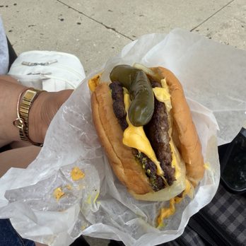 Jim's Original - Double-cheeseburger - Hot Dogs Near Me - Chicago, Illinois Jim's Original - Double-cheeseburger - Hot Dogs Near Me - Chicago, Illinois