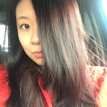 Milans Hair & Makeup Studio - Mandatory in car photo post hair colour and cut. Apologies for the static. Stupid winter! - Hair Salons Near Me - Cranford, New Jersey