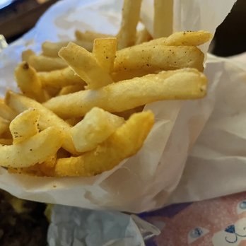 MAC-IES - These fries are delicious ... Enough for 2 but I ate them...Oopsy! - Burgers Near Me - Galveston, Texas MAC-IES - These fries are delicious ... Enough for 2 but I ate them...Oopsy! - Burgers Near Me - Galveston, Texas