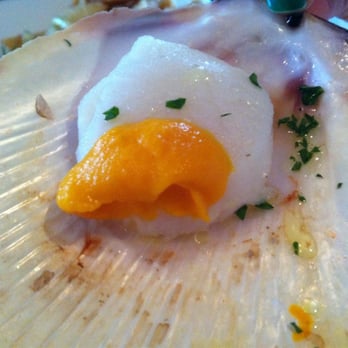 Fish on Parkyn - Donald Duck disguised as Pumpkin Scallop - Seafood Near Me - Mooloolaba, QLD