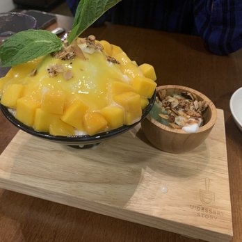U :Dessert Story - mango sticky rice bingsoo in the smaller size ($9) | very tasty, loved the pandan sticky rice on the side! - Desserts Near Me - Berkeley, California U :Dessert Story - mango sticky rice bingsoo in the smaller size ($9) | very tasty, loved the pandan sticky rice on the side! - Desserts Near Me - Berkeley, California