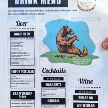 The CORRAL - Menu - Burgers Near Me - Gardiner, Montana The CORRAL - Menu - Burgers Near Me - Gardiner, Montana