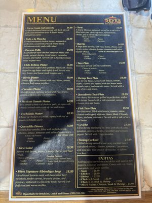 Menu photo 3 Reyes Bar & Restaurant Woodbridge, CA Menu photo 3 Reyes Bar & Restaurant Woodbridge, CA
