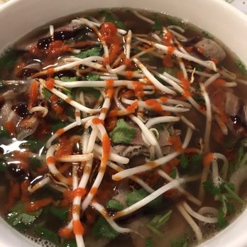 Saigon Pho - My pho after adding everything in. - Vietnamese Near Me - Vacaville, California