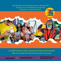 Jase Center - JASE Center Summer camp is not your average summer camp. Our play space is better.