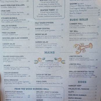 The Cannery - Menu - food - Seafood Near Me - Newport Beach, California