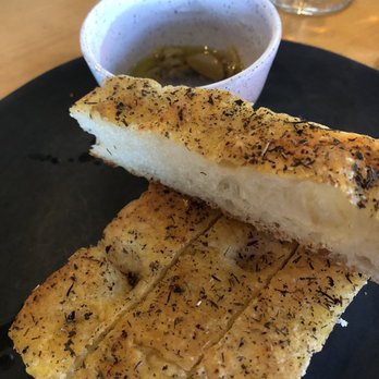 Trelio Food & Wine - Focaccia bread - New American Near Me - Clovis, California Trelio Food & Wine - Focaccia bread - New American Near Me - Clovis, California