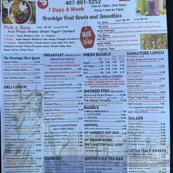 NY Bagel & Deli - Menu - Breakfast & Brunch Near Me - Orlando, Florida NY Bagel & Deli - Menu - Breakfast & Brunch Near Me - Orlando, Florida