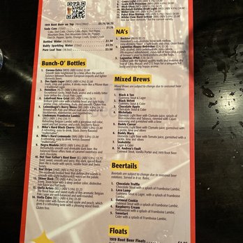 JL Beers - the menu of the restaurant - Burgers Near Me - Sioux Falls, South Dakota