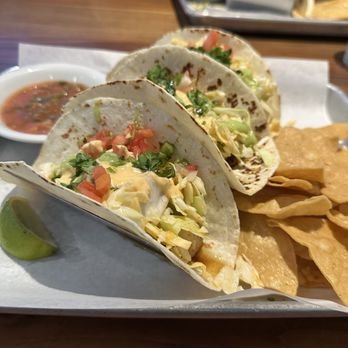 Shore Grille - Grilled Mahi Mahi Tacos - American Near Me - San Pedro, California Shore Grille - Grilled Mahi Mahi Tacos - American Near Me - San Pedro, California