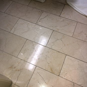Saddlebrook Resort - Hard to see in the picture, but spots of "something" all around the toilet. GROSS - Resorts Near Me - Wesley Chapel, Florida