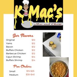 K Mac’s Mac & Cheese - Menu & Prices