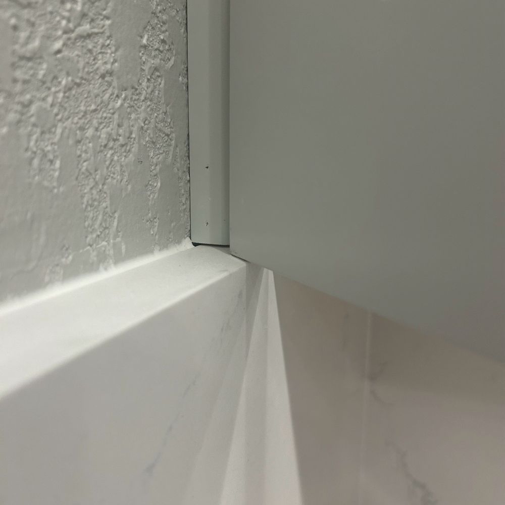Blue Sky Countertops - There should have been a small space here. - Countertop Installation Near Me - Denton, Texas Blue Sky Countertops - There should have been a small space here. - Countertop Installation Near Me - Denton, Texas