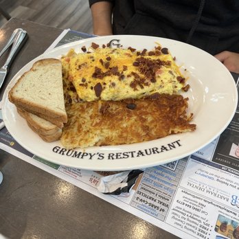Grumpy's Restaurant - Grumpy's Bacon Omelette - Breakfast & Brunch Near Me - St. Johns, Florida Grumpy's Restaurant - Grumpy's Bacon Omelette - Breakfast & Brunch Near Me - St. Johns, Florida
