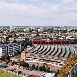 Rindermarkthalle St. Pauli - Markthalle von oben (12/2025)