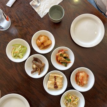 Myung San - Banchan - Korean Near Me - Flushing, New York