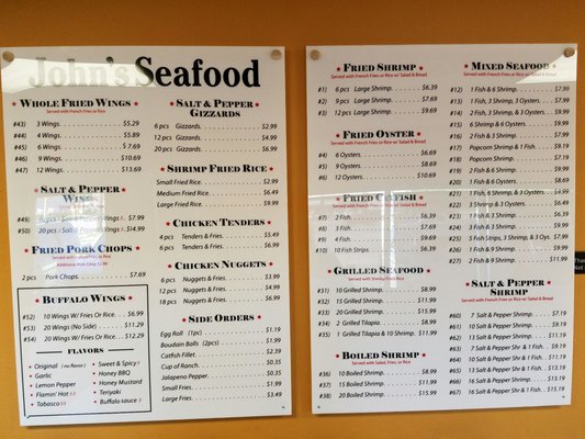 Menu photo 4 John's Seafood Beaumont, TX Menu photo 4 John's Seafood Beaumont, TX
