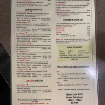 What The Pho! - Canyon Park - Menu 8/02/20 - Vietnamese Near Me - Bothell, Washington