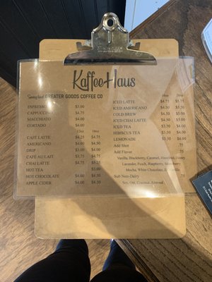 Menu photo 6 Kaffee Haus Fredericksburg, TX Menu photo 6 Kaffee Haus Fredericksburg, TX