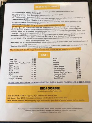 Menu photo 3 The Yolk Grill Pelham, NH Menu photo 3 The Yolk Grill Pelham, NH