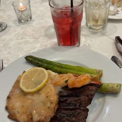 Cottage At Milleridge - Skirt steak, chicken francese and shrimp.