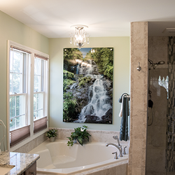 Imagio - Glass Mural over Jacuzzi Tub 888-998-0010