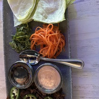 The Mayor - Korean Steak Lettuce wraps - Asian Fusion Near Me - Birmingham, Alabama