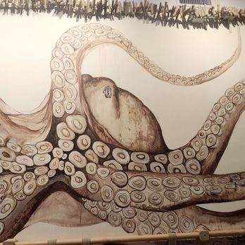 Yamas Greek Kitchen + Bar - Painted wall - Greek Near Me - Austin, Texas