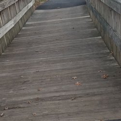 Miracle League Park - Bridge from the parking lot to the Fields