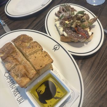 Osteria Alberico - bread and crostinis - Pizza Near Me - Englewood, Colorado Osteria Alberico - bread and crostinis - Pizza Near Me - Englewood, Colorado