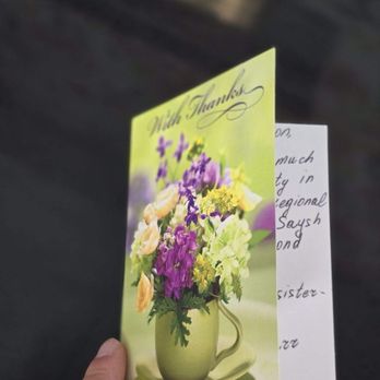 Flowers & More - Card with handwritten note with my personal message - Florists Near Me - Stevenson Ranch, California Flowers & More - Card with handwritten note with my personal message - Florists Near Me - Stevenson Ranch, California