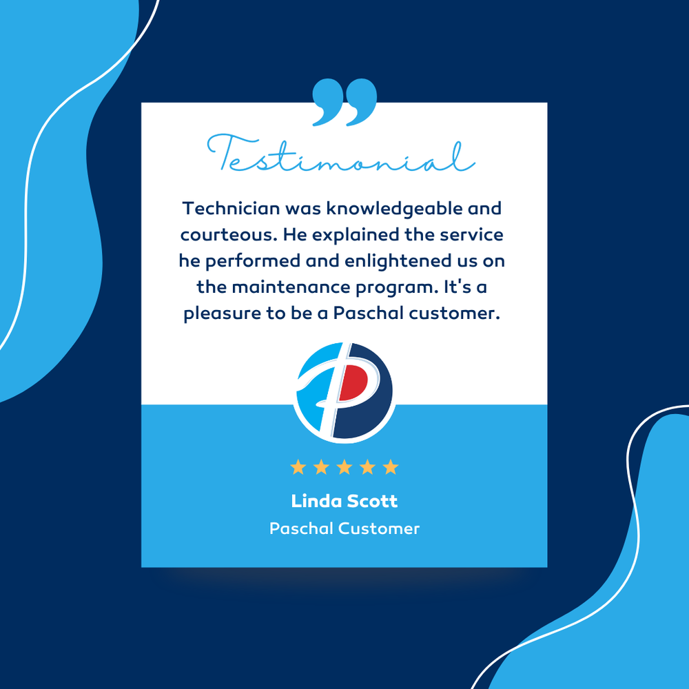 Slide of Paschal Air, Plumbing & Electric