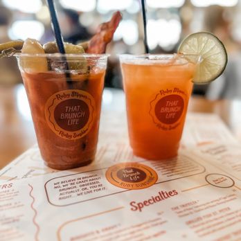 Ruby Slipper Central Business District - Blood Mary and grapefruit margarita. - Breakfast & Brunch Near Me - New Orleans, Louisiana